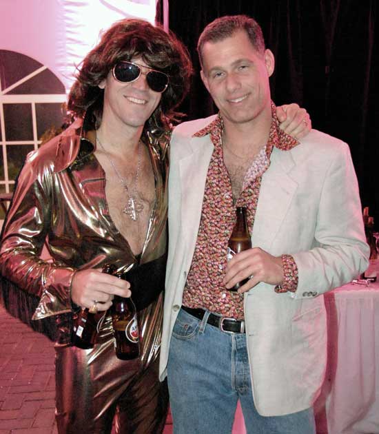 Scott Sloan and Bob Rosenfield pose for the camera.