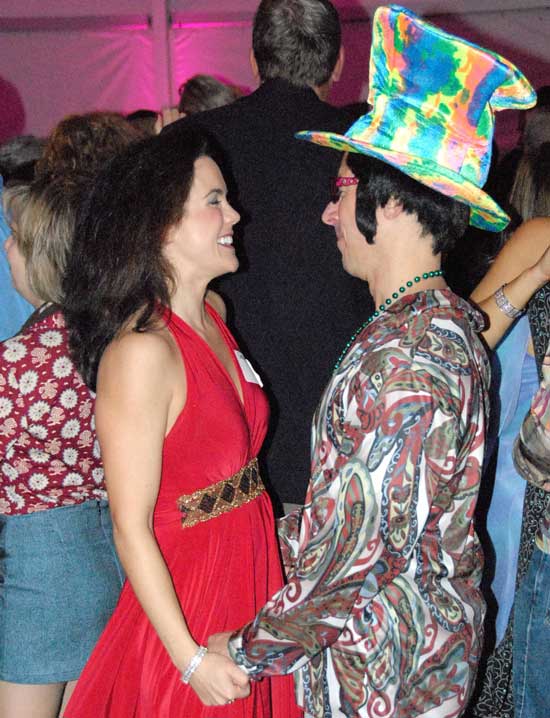 Sabrina Bichao and Paul Tavalone share a dance.