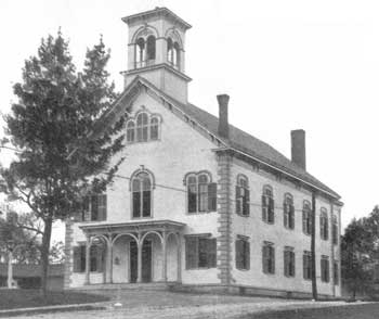 Harvard Town Hall. (Photo courtesy of Harvard Historical Society) Harvard Town Hall. (Photo courtesy of Harvard Historical Society)