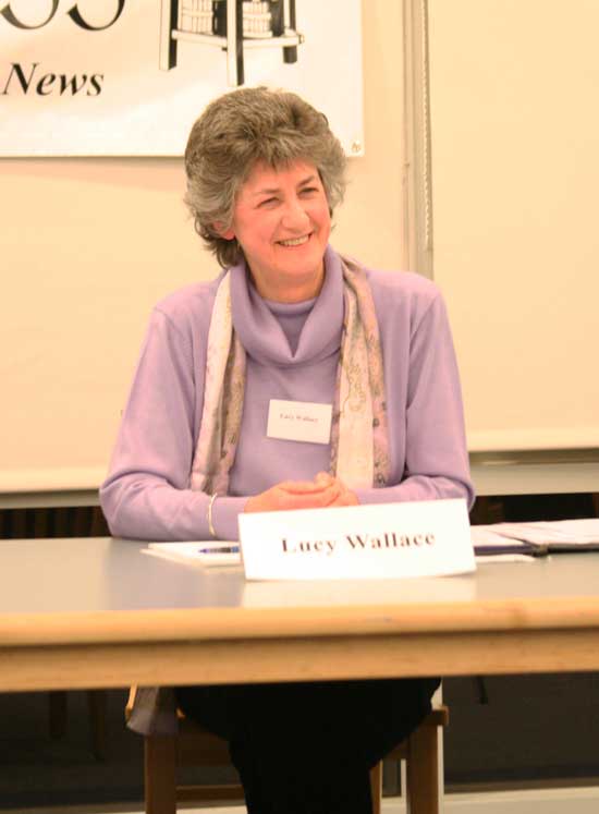 Candidate Lucy Wallace.
