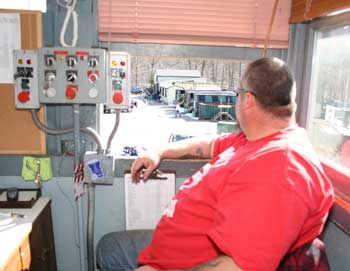 Phil Batten overseas operations at the transfer station on a recent Saturday morning. Phil Batten overseas operations at the transfer station on a recent Saturday morning.