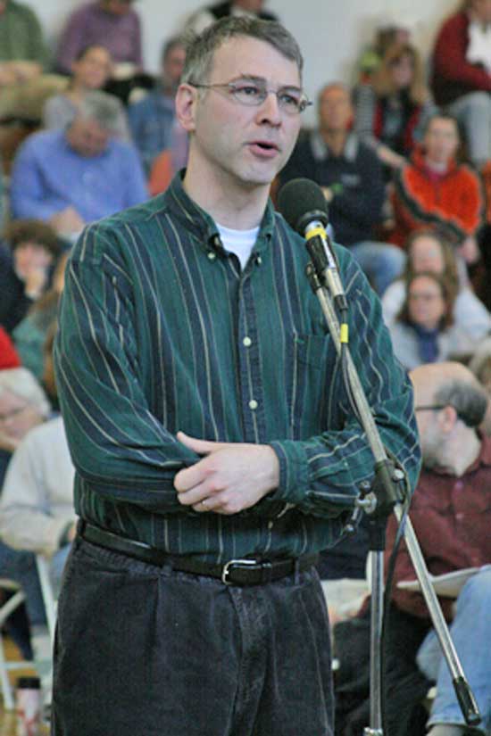 Former town administrator Paul Cohen has his say.