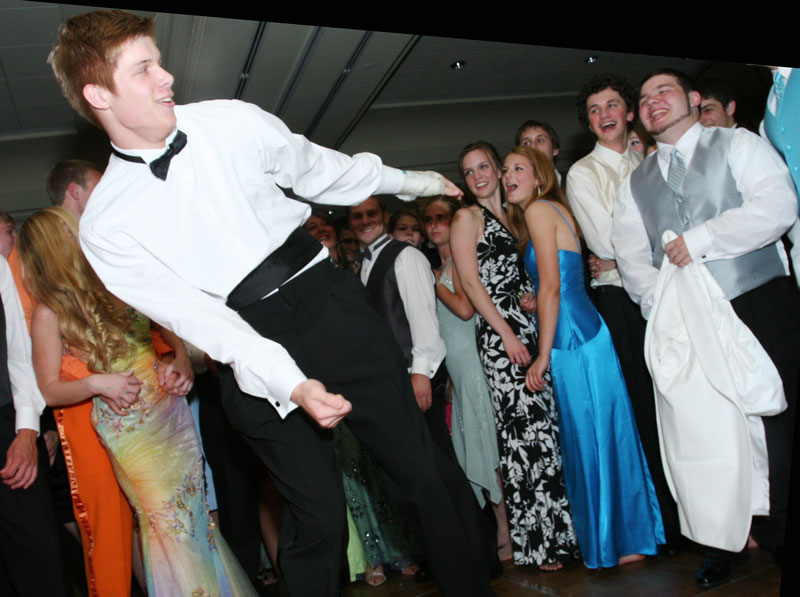 Connor Kempton takes the dance floor.