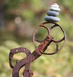 One of Linda Hoffman’s sculptures at Old Frog Pond Farm. (Photo by Lisa Aciukewicz) One of Linda Hoffman’s sculptures at Old Frog Pond Farm. (Photo by Lisa Aciukewicz)