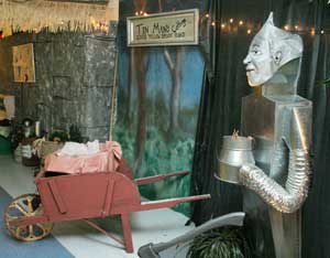 Last year Bromfield was transformed into the magical Land of Oz with all of its familiar characters, including the Tin Man at the town’s post-prom celebration. (Photo by Lisa Aciukewicz)