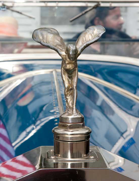 This 1926 Rolls Royce is driven by Bruce Papazian, of Harvard. (Photo by Ellen Harasimowicz)