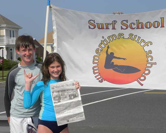 The Press goes to Surf School in New Jersey with Will and Jane Sullebarger of Simon Atherton Row. (Courtesy photo)