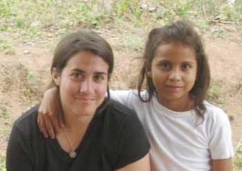 Andrea D'Eramo and friend in Siuna, Nicaragua. (Courtesy photo) Andrea D'Eramo and friend in Siuna, Nicaragua. (Courtesy photo)