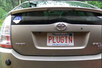 The Strongs’ license plate says it all. (Courtesy photo)