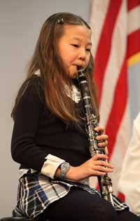 Sylvia Ren plays “Sawmill Creek” on her clarinet. Sylvia Ren plays “Sawmill Creek” on her clarinet.