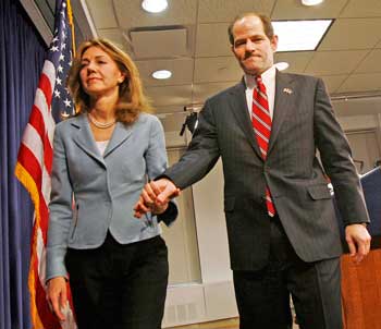 Eliot Spitzer with his wife Silda. (Courtesy phto0 Eliot Spitzer with his wife Silda. (Courtesy phto0