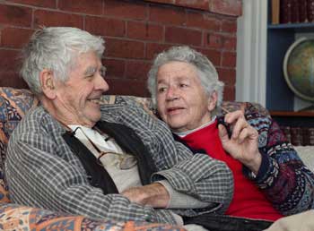 Mac and Jean McCrosky reminisce about their 58 years of marriage. (Photo by Lisa Aciukewicz) Mac and Jean McCrosky reminisce about their 58 years of marriage. (Photo by Lisa Aciukewicz)