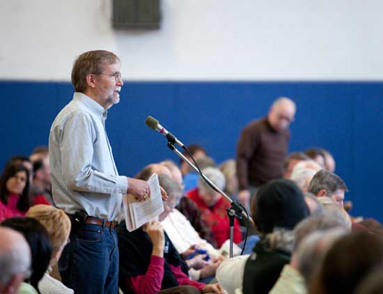 Paul Green expresses his dismay that members of the press were asked to leave an open meeting recently. 