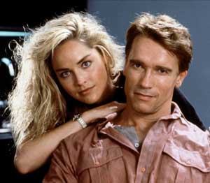 Sharon Stone and Arnold Schwarzenegger in Total Recall. (Courtesy photo) Sharon Stone and Arnold Schwarzenegger in Total Recall. (Courtesy photo)