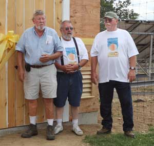 The Carlson brothers at the grand opening of their solar array in August 2010. From left, Frank, Robert, and Bruce Carlson. The Carlson brothers at the grand opening of their solar array in August 2010. From left, Frank, Robert, and Bruce Carlson.