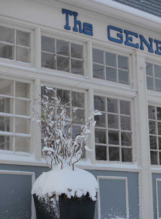 The General Store, along with the rest of the town's center, was dark until Wednesday evening, Nov. 2. The General Store, along with the rest of the town's center, was dark until Wednesday evening, Nov. 2.