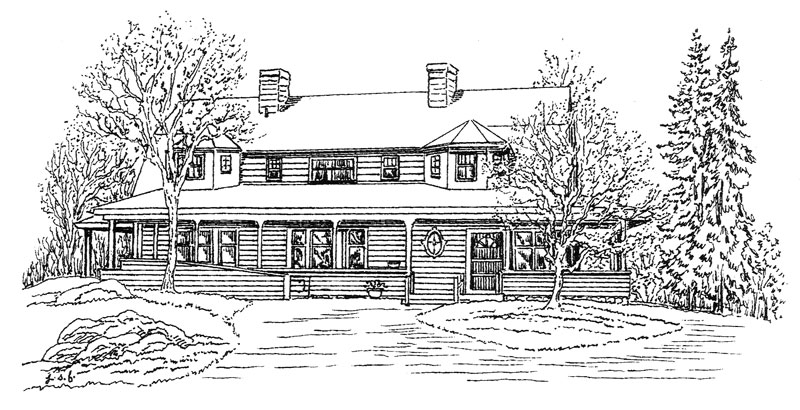 Hildreth House. (Illustration by Janet Fowke )