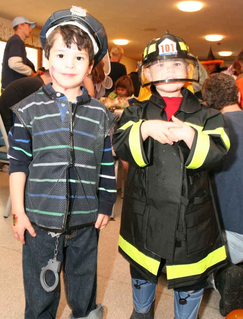 Merlin Feist and Logan Anderson are ready to join the town’s public safety staff.