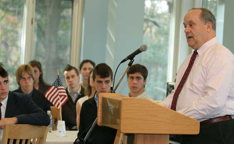 Joe Theriault talks about his military experience during the Korean War.