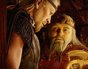Ray Winstone and Anthony Hopkins in Beowulf. (Courtesy photo)