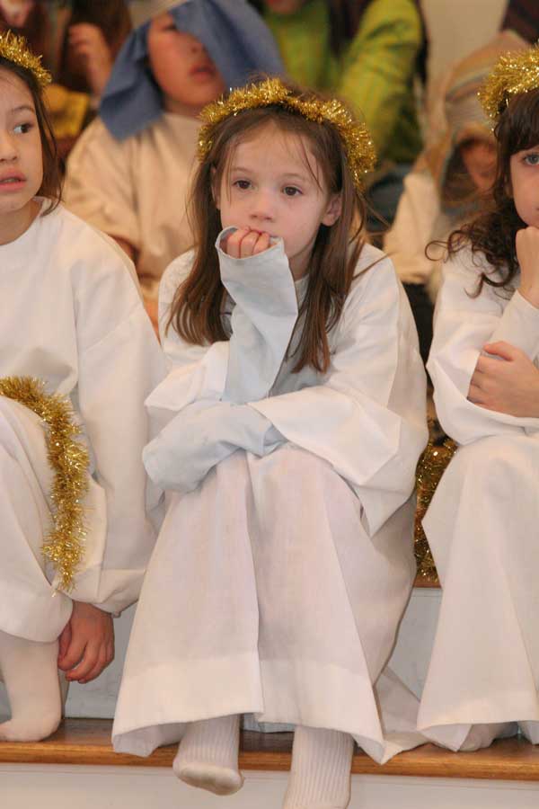 Rachel Ferguson is a pensive angel.
