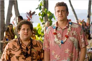 Jonah Hill and Jason Segel in Forgetting Sarah Marshall. (Courtesy photo) Jonah Hill and Jason Segel in Forgetting Sarah Marshall. (Courtesy photo)