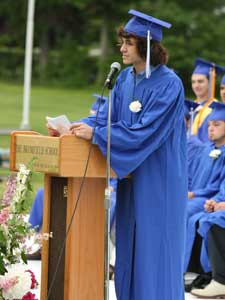 Keynote speaker Tyler Alderson.