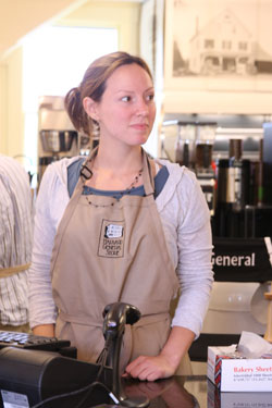 Barista Shara Dunn.