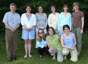 The African Aunties, along with Assistant Professor Bart Morrison of Assumption College, have been working to bring Monicah Kivaa to the United States to continue her educaton. Front row: Dr. Roxanne Daleo, Mary Craumer, and Lisa Aciukewicz. Back row: Bart Morrison, Suzanne Hays, Kathy Elkind, Kate Lucey, Mimi Dorward, and Chris Morrison. Missing from photo: Hellie Swartwood and Jen Stone. (Courtesy photo) The African Aunties, along with Assistant Professor Bart Morrison of Assumption College, have been working to bring Monicah Kivaa to the United States to continue her educaton. Front row: Dr. Roxanne Daleo, Mary Craumer, and Lisa Aciukewicz. Back row: Bart Morrison, Suzanne Hays, Kathy Elkind, Kate Lucey, Mimi Dorward, and Chris Morrison. Missing from photo: Hellie Swartwood and Jen Stone. (Courtesy photo)