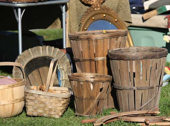 Baskets in every shape and form.