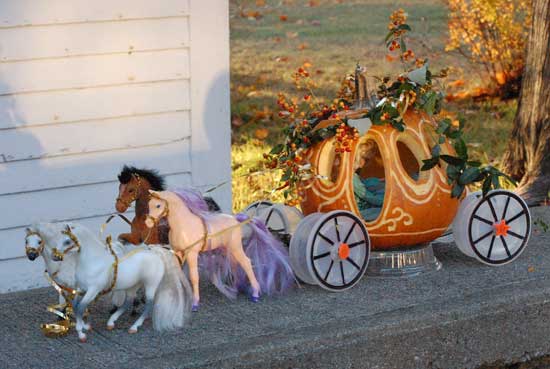 Cinderella’s carriage awaits. (Photo by Laura Zupancic)