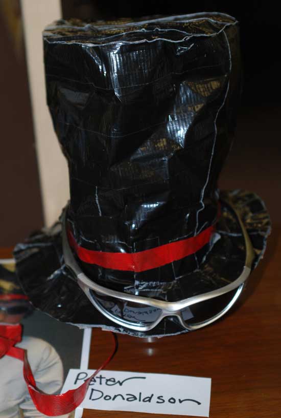 Peter Donalson made a magnificent top hat.