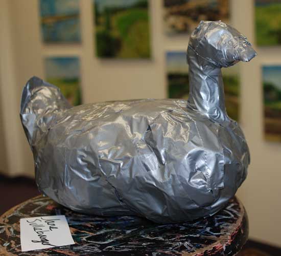Jane Sullebarger titled her project Duct Duck Goose.