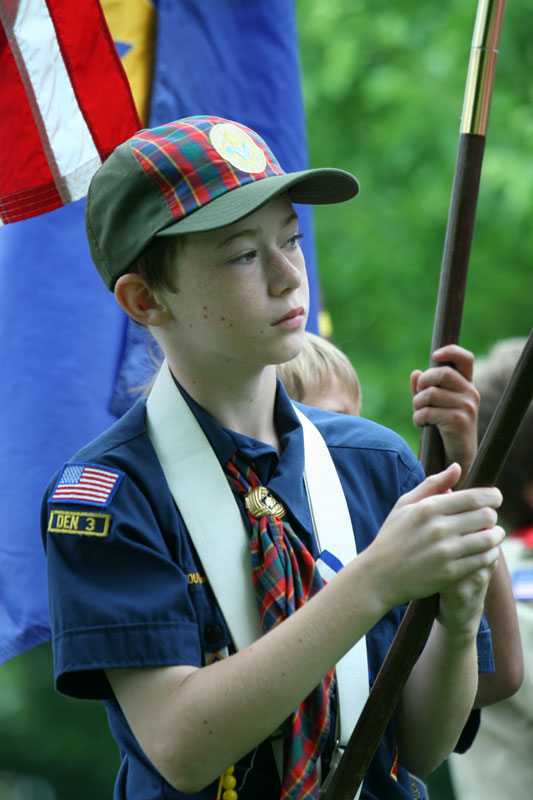 Boy Scout Ryan Kennedy.