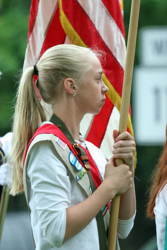 Girl Scout Karen Shaw.